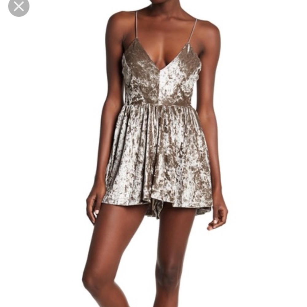 Sam Edelman velvet romper